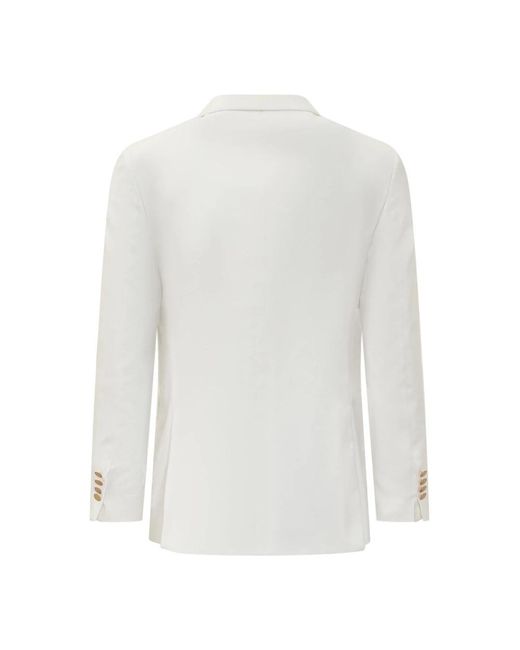 Reveres 1949 White Formal Blazers for men