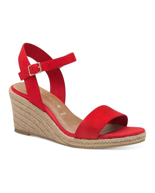 Tamaris Red Wedges