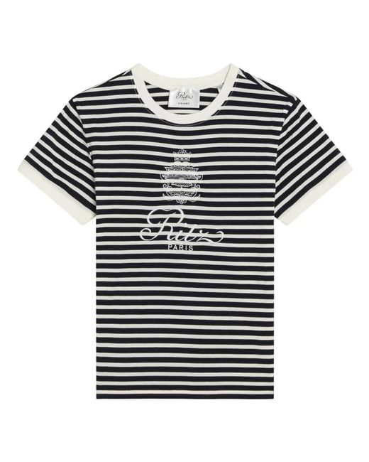 FRAME Casual T-Shirts En Polos in het Black