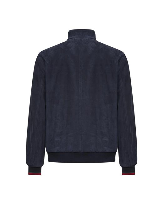 Leather Jackets Gucci de hombre de color Blue