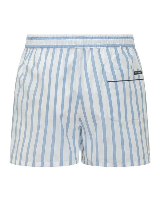 Dolce & Gabbana Blue Short Shorts for men