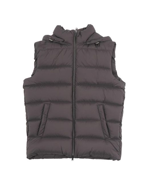 Herno Gray Vests for men