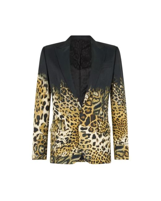 Roberto Cavalli Green Blazers for men