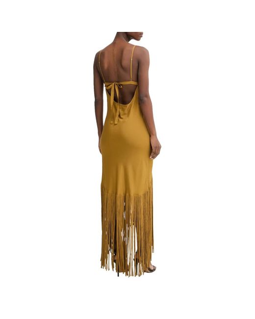 Pinko Metallic Maxi Dresses
