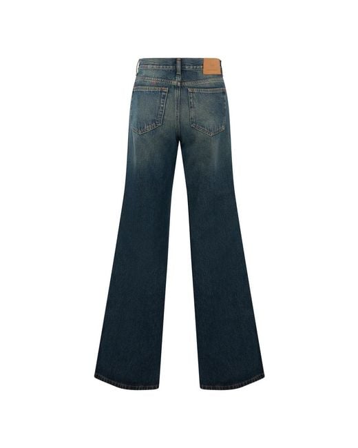 DIESEL Blue Wide Jeans