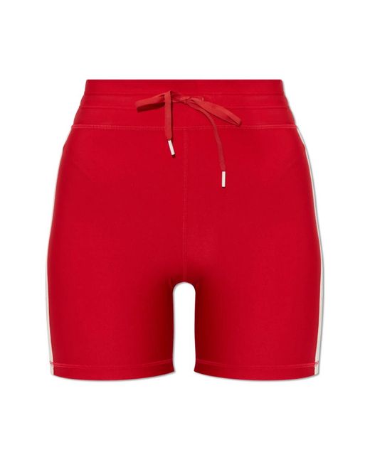 The Upside Fitness ,Rood ,Leer Oxford Training Shorts in het Red