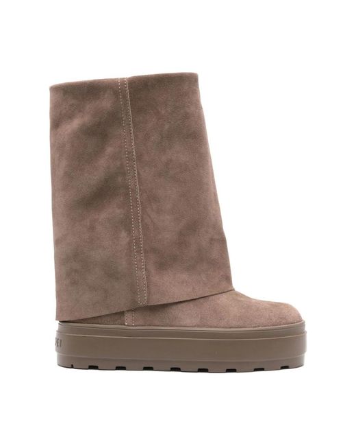 Casadei Brown Ankle Boots