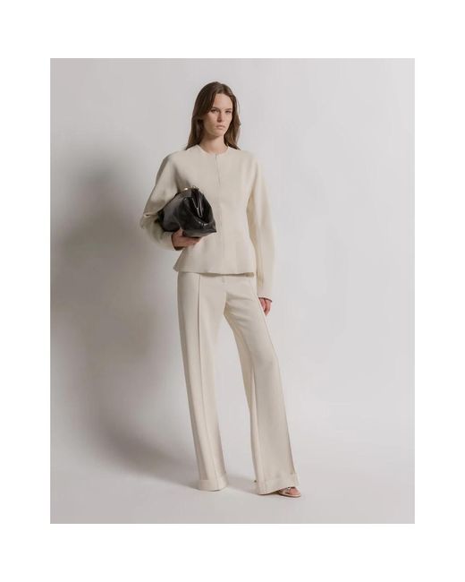 Alberta Ferretti White Blazers