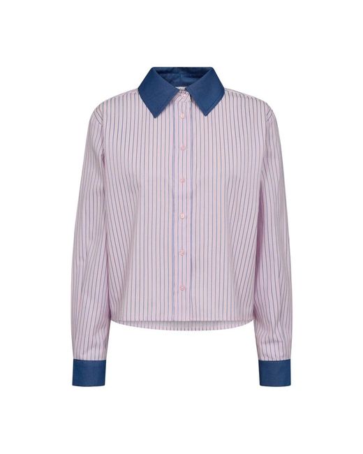 co'couture Overhemden ,Veelkleurig ,Shirts in het Purple
