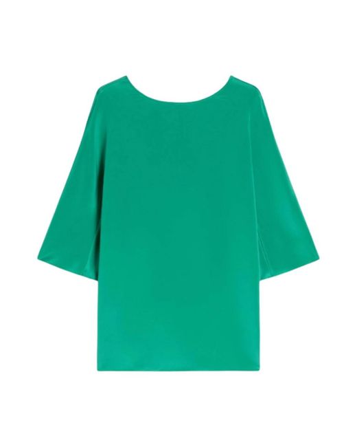 Max Mara Green Blouses