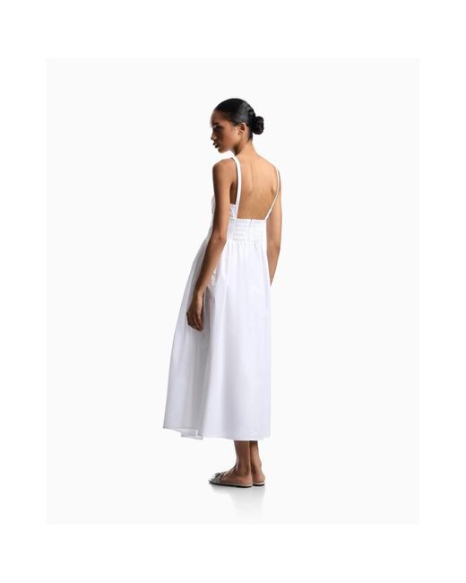Emporio Armani White Midi Dresses