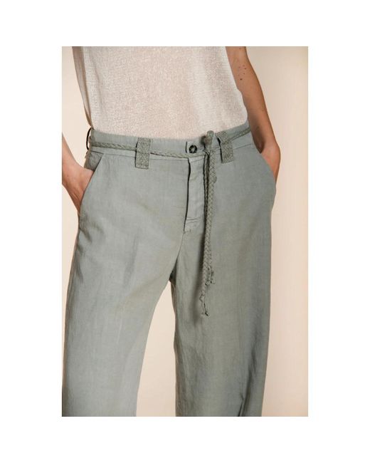 Mason's Gray Wide Trousers