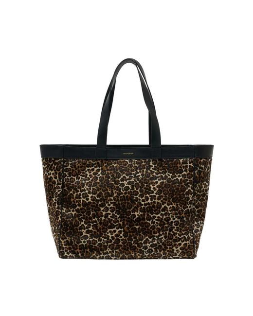Anine Bing Black Medium Rio Tote