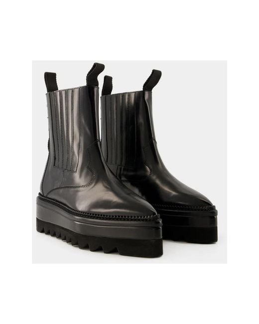 Toga Black Ankle Boots