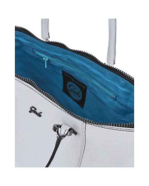 Gabs White Shopping Bags