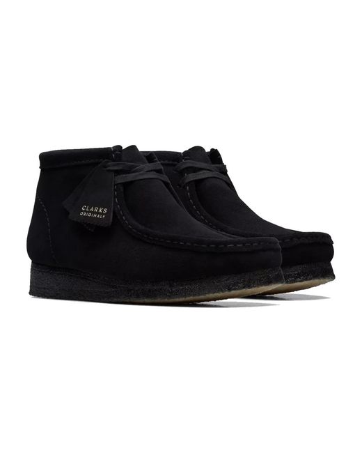 Clarks Wallabee Boot in Black für Herren