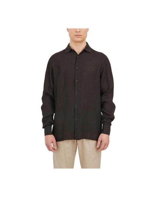 Paolo Pecora Black Casual Shirts for men