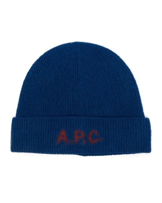 Beanies A.P.C. de hombre de color Blue