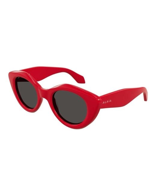 Alaïa Red Sunglasses