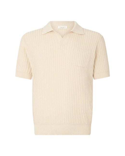 Roberto Collina Natural Polo Shirts for men