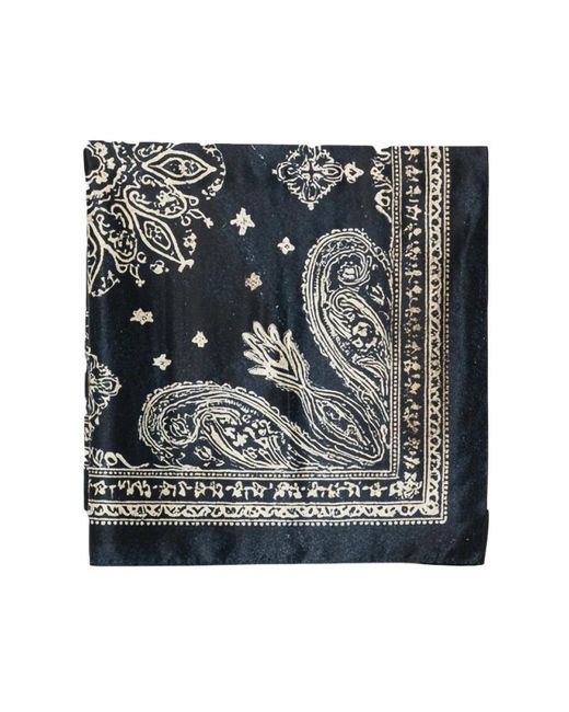 R13 Black Silky Scarves