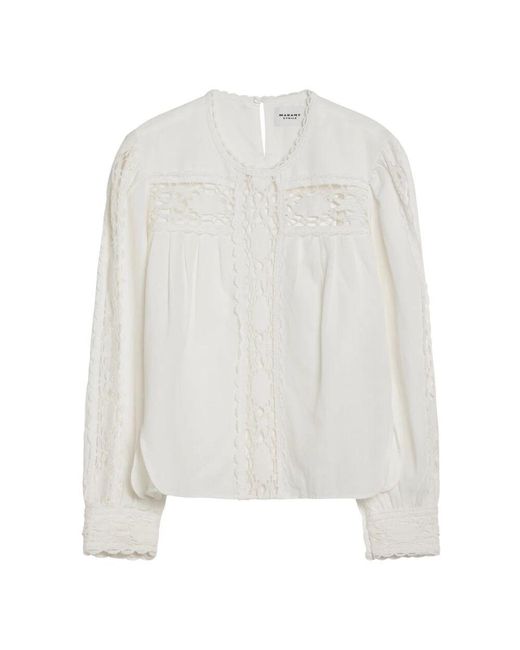 Isabel Marant White Stilvolle bluse für frauen isabel marant étoile