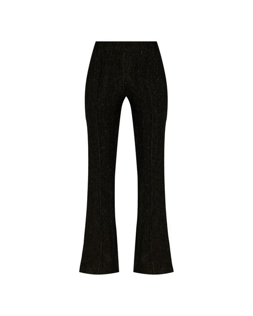 Ganni Black Wide Trousers