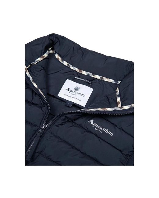 Aquascutum Blue Vests for men