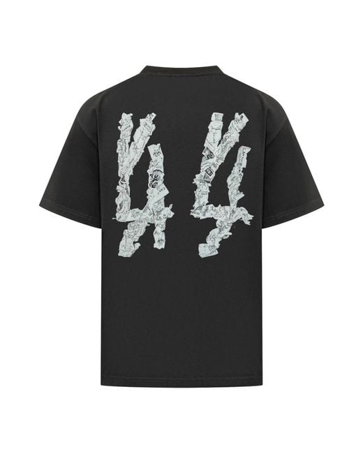 44 Label Group Black T-Shirts for men