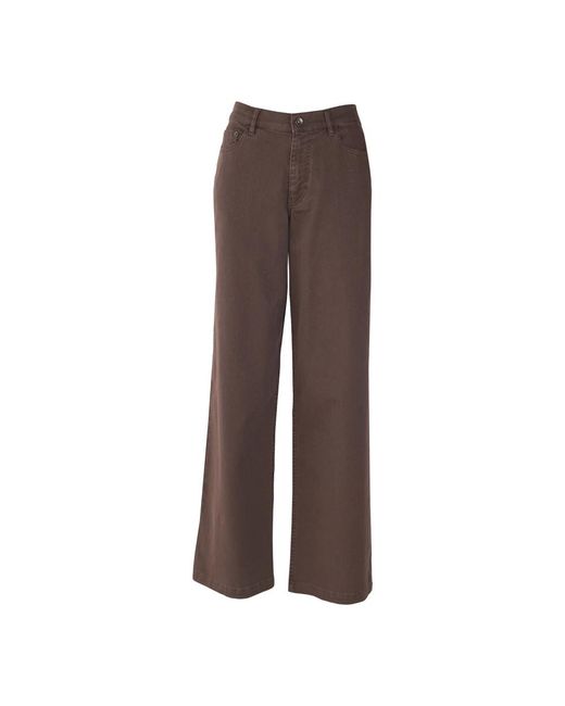 March23 Wide Trousers in het Brown