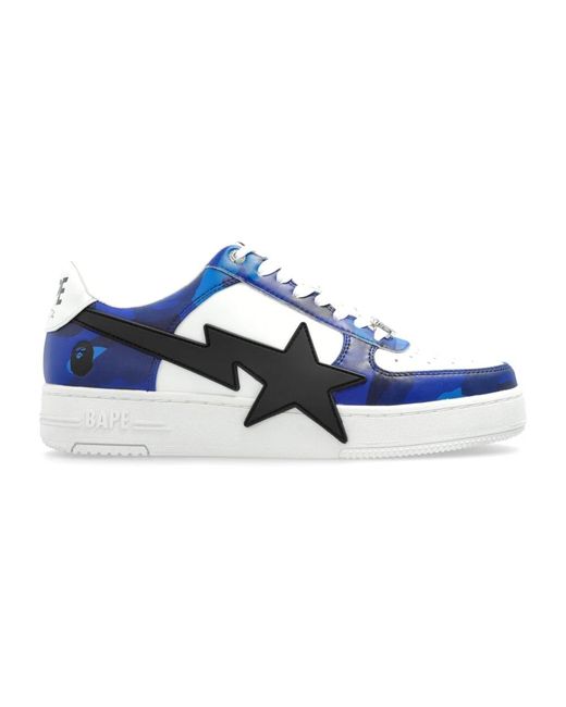 A Bathing Ape Sneakers in het Blue