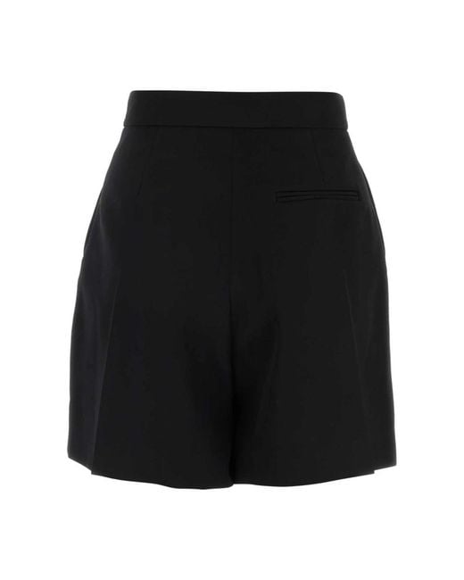 McQueen Black Casual Shorts