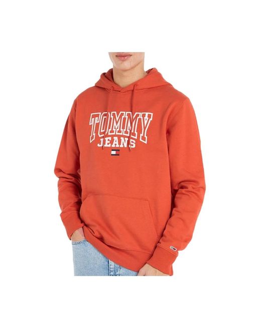 Tommy Hilfiger Orange Hoodies for men