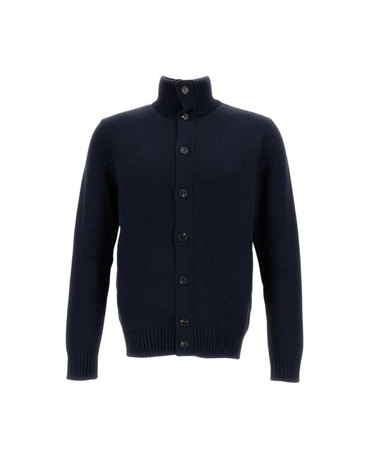Cardigans Zanone de hombre de color Blue