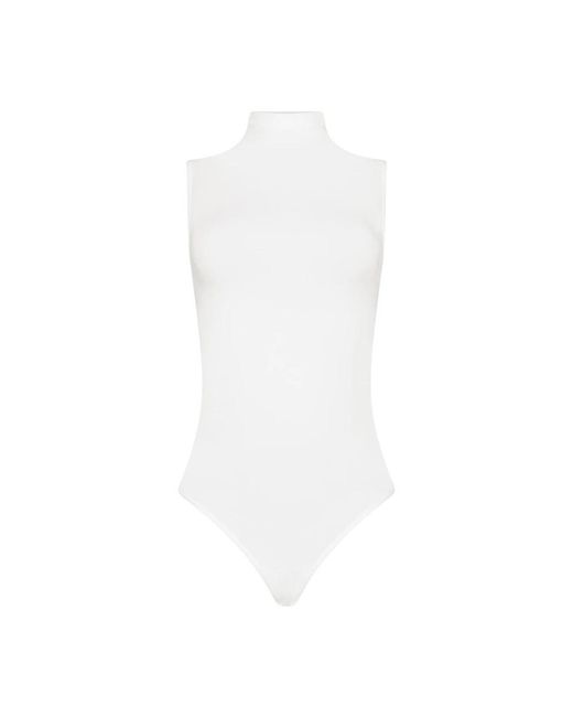 Wolford Viscose String Body in het White