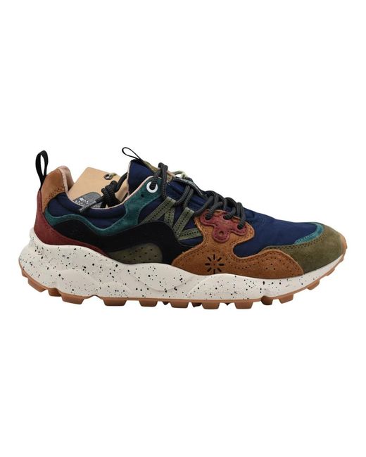 Flower Mountain Blue Sneakers for men