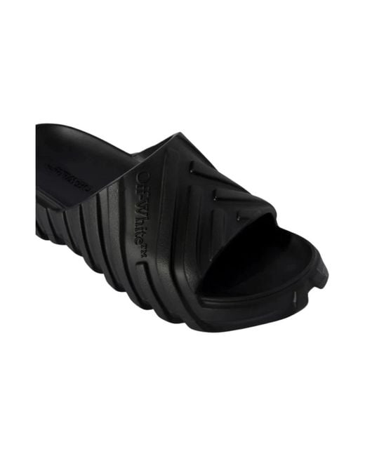 Shoes > flip flops & sliders > sliders Off-White c/o Virgil Abloh pour homme en coloris Black