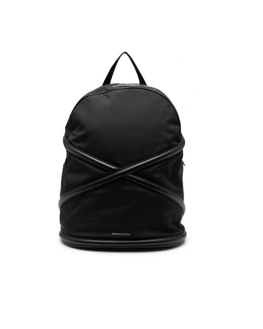 Alexander McQueen Black Backpacks for men