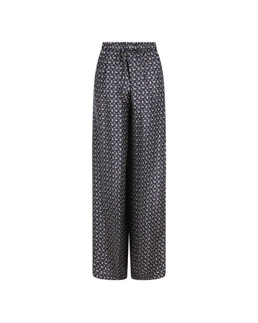 Max Mara Gray Wide Trousers