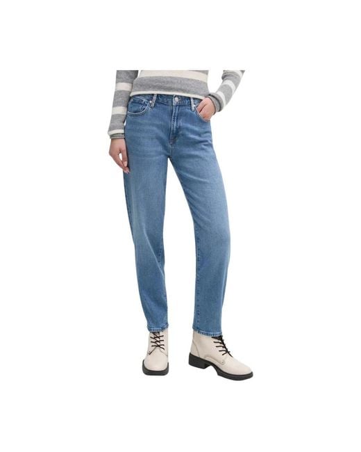 Joop! Logo-Patch Five-Pocket Jeans in het Blue