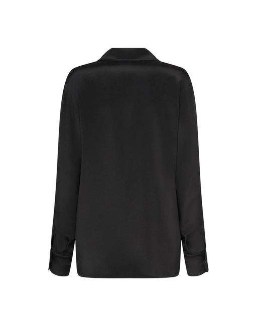 Max Mara Black Blouses