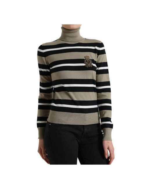 Dolce & Gabbana Black Turtlenecks