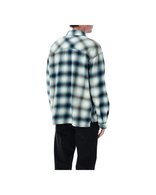 Represent Blue Casual Shirts for men