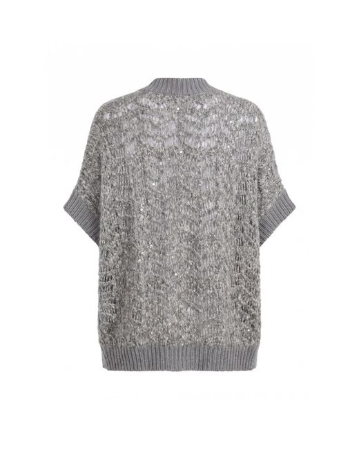 Peserico Gray Cardigans