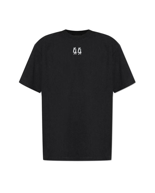 44 Label Group Black T-Shirts for men