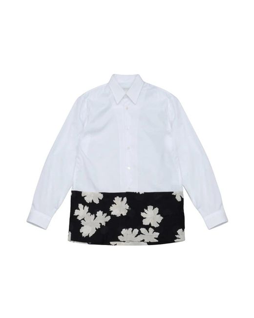 Dries Van Noten White Casual Shirts for men