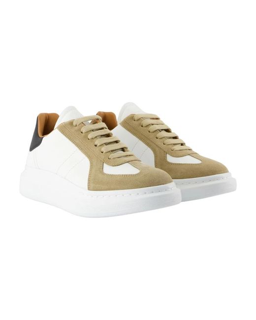McQueen White Sports Shoes With Logo for men
