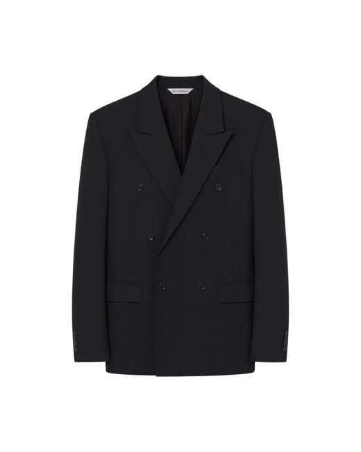 Balenciaga Db Tailored Jacket in het Black voor heren