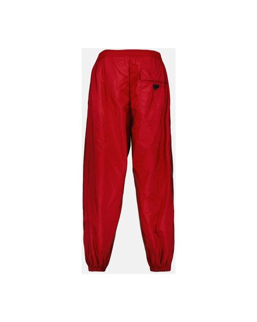 Wide Trousers Prada de hombre de color Red