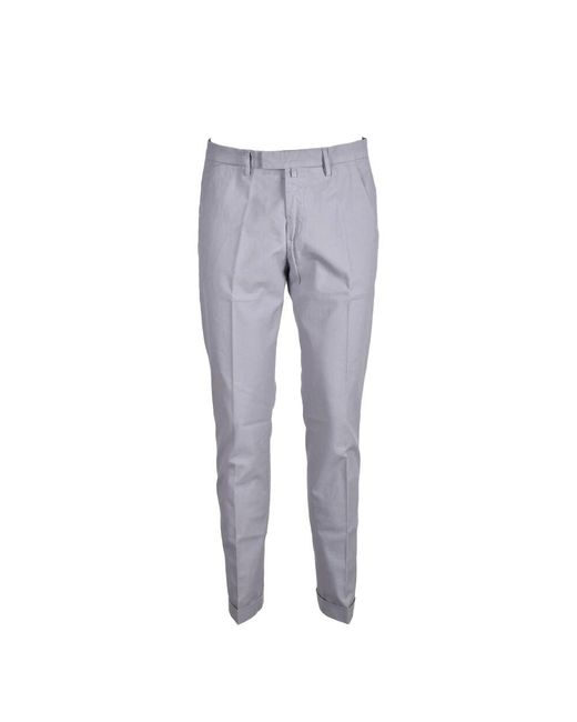 BRIGLIA Lässige Baumwollhose in Gray für Herren